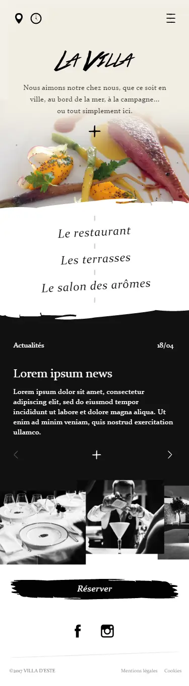 La Villa, capture d'écran