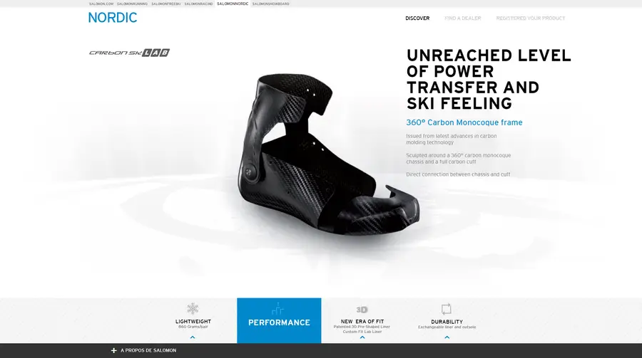 Salomon Nordic S-Lab Carbon, capture d'écran
