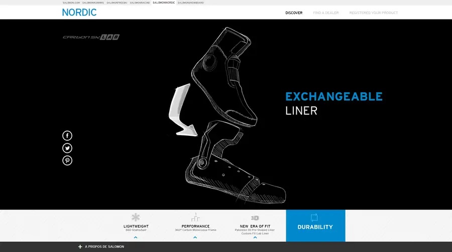 Salomon Nordic S-Lab Carbon, capture d'écran