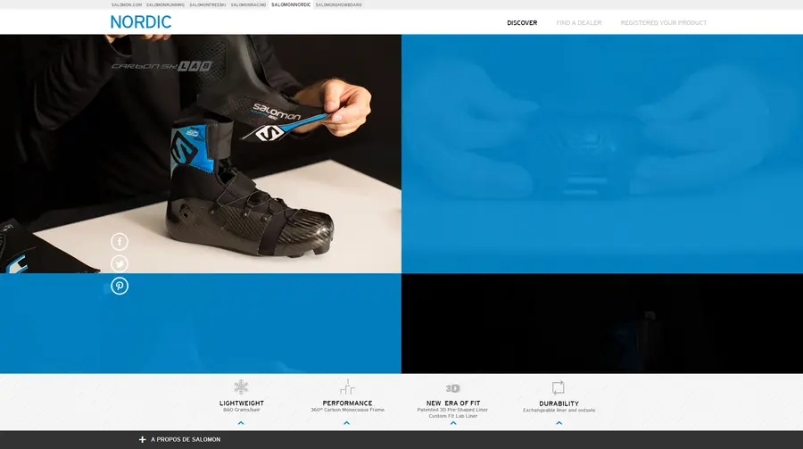 Salomon Nordic S-Lab Carbon, capture d'écran
