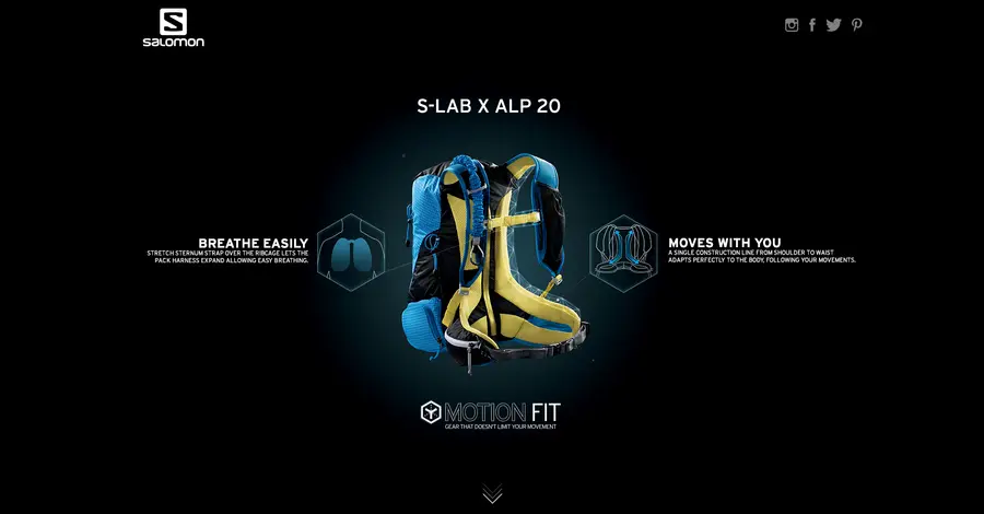 Salomon S-Lab X Alp, capture d'écran
